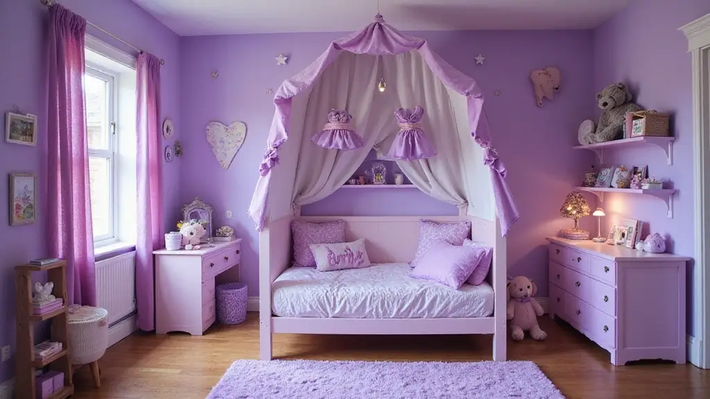 28 Purple Bedroom Ideas for Kids That Look Magical