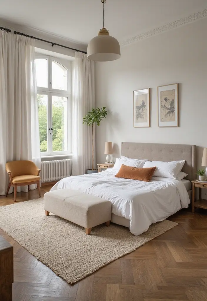 28 Simple Girl Bedroom Designs for Kids That Are Budget-Friendly - 23. Dynamic Furniture Layout