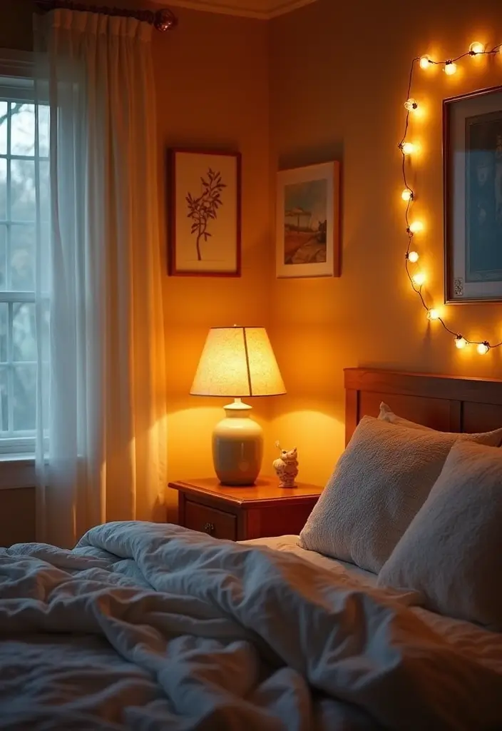 29 Divided Bedroom Ideas for Kids That Still Look United - 11. Layered Lighting