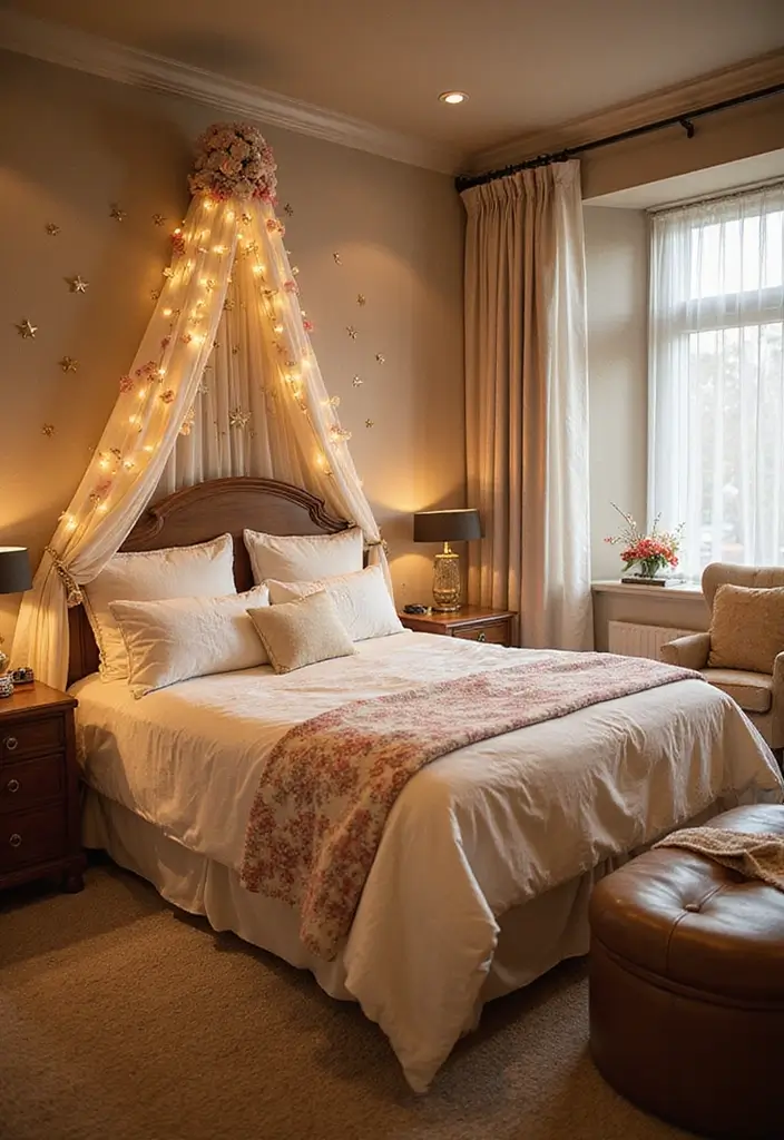 29 Divided Bedroom Ideas for Kids That Still Look United - 12. Thematic Bed Canopies