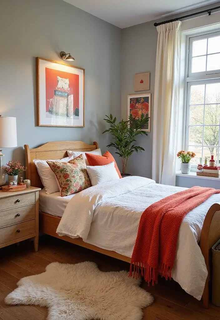 29 Divided Bedroom Ideas for Kids That Still Look United - 29. Seasonal Decor Swaps