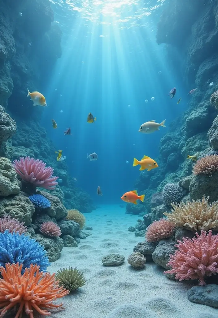 29 Eclectic Kids Room Styles That Mix Colors and Patterns Creatively - 14. Underwater Wonderland