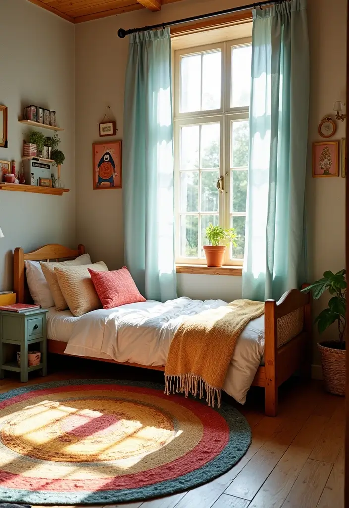 29 Eclectic Kids Room Styles That Mix Colors and Patterns Creatively - 22. Funky Farmhouse