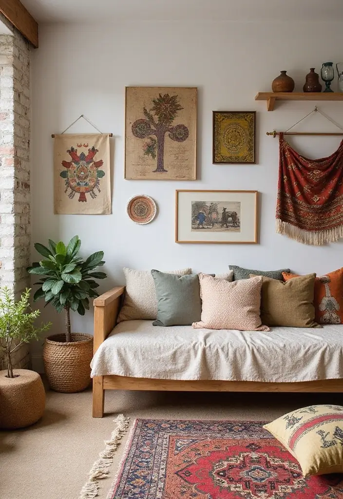 29 Eclectic Kids Room Styles That Mix Colors and Patterns Creatively - 26. Cultural Connection