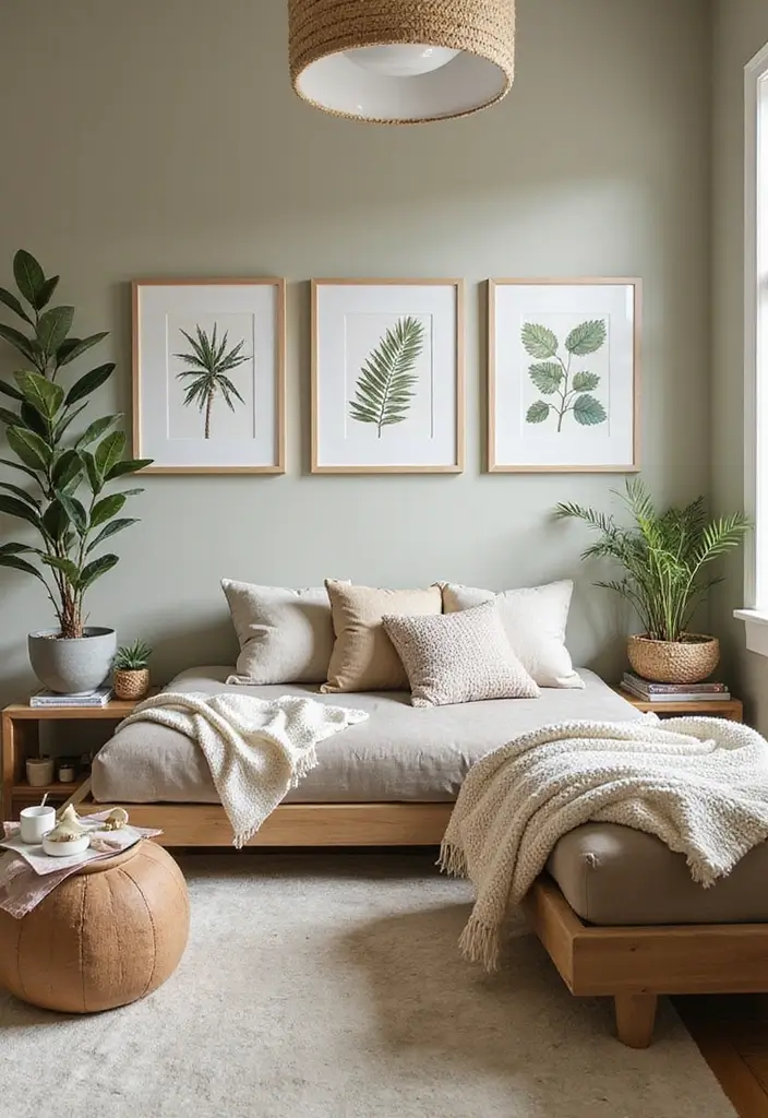 29 Eclectic Kids Room Styles That Mix Colors and Patterns Creatively - 5. Nature-Inspired Retreat