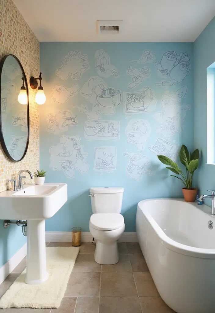 29 Kids Bathroom Ideas That Make Mornings Easier 18 29 Kids Bathroom Ideas That Make Mornings Easier 18. Interactive Wall Panels