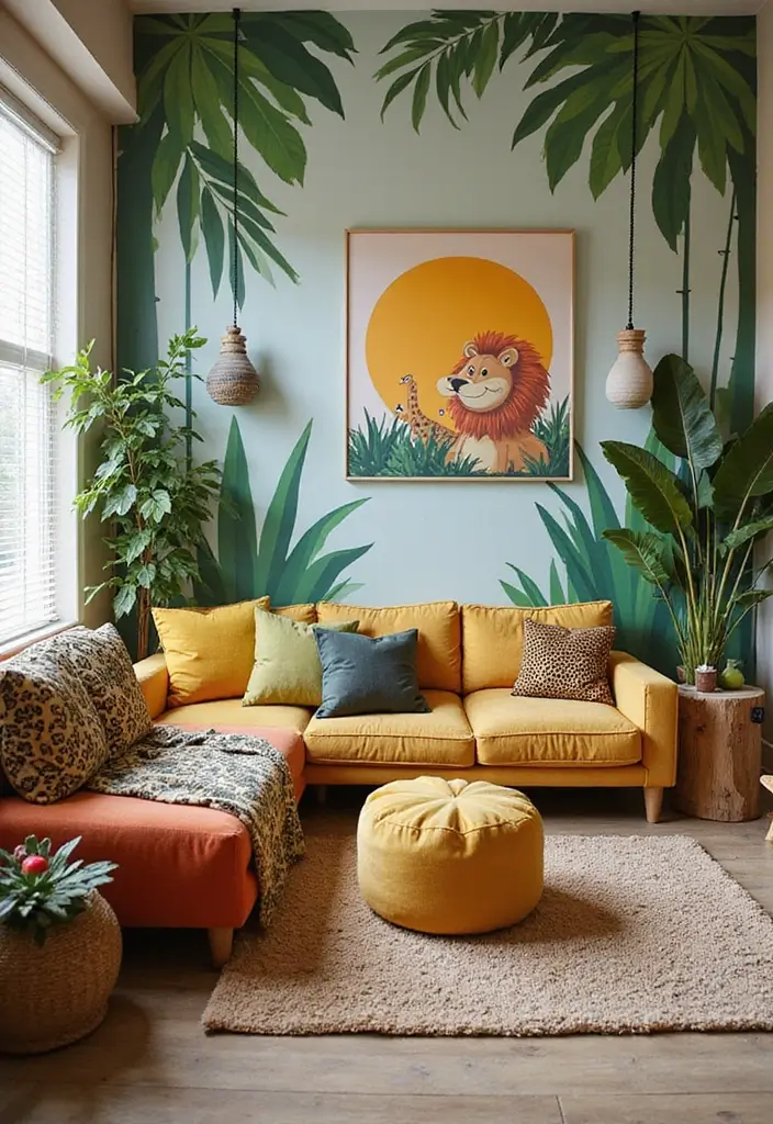 29 Kids Living Room Inspirations That Are Fun and Functional - 10. Themed Decor
