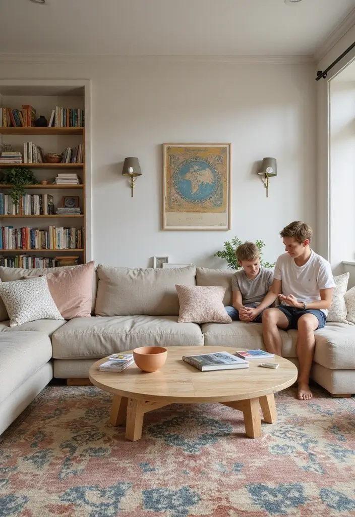 29 Kids Living Room Inspirations That Are Fun and Functional - 14. Flexible Layouts