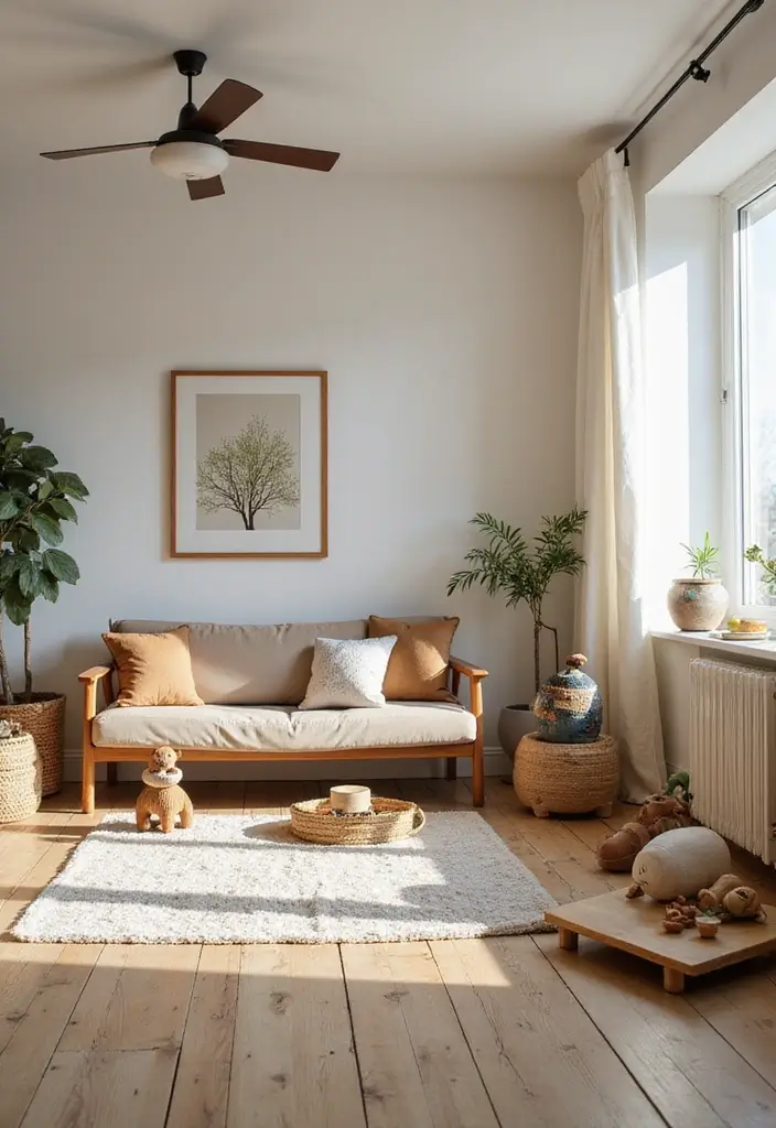 29 Kids Living Room Inspirations That Are Fun and Functional - 16. Eco-Conscious Play Areas