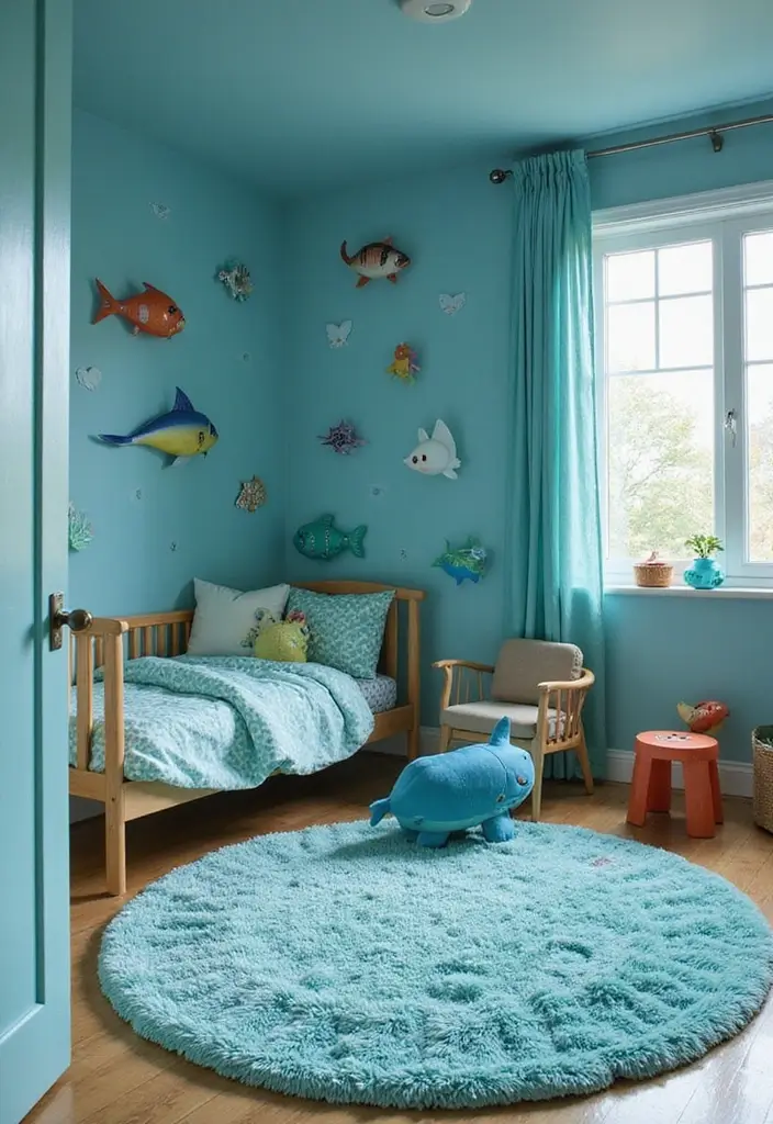29 Kids Playhouse Interior Inspirations That Spark Imagination - 2. Under the Sea Adventure