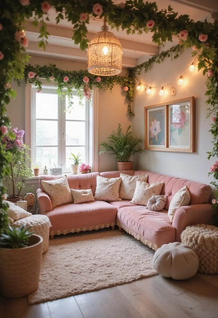 29 Kids Playhouse Interior Inspirations That Spark Imagination - 25. Fairytale Garden