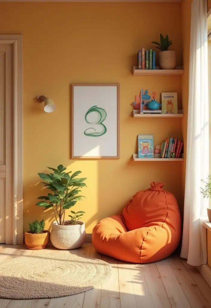 29 Kids Room Design Ideas for Boys That Feel Stylish - 14. Cozy Reading Nook