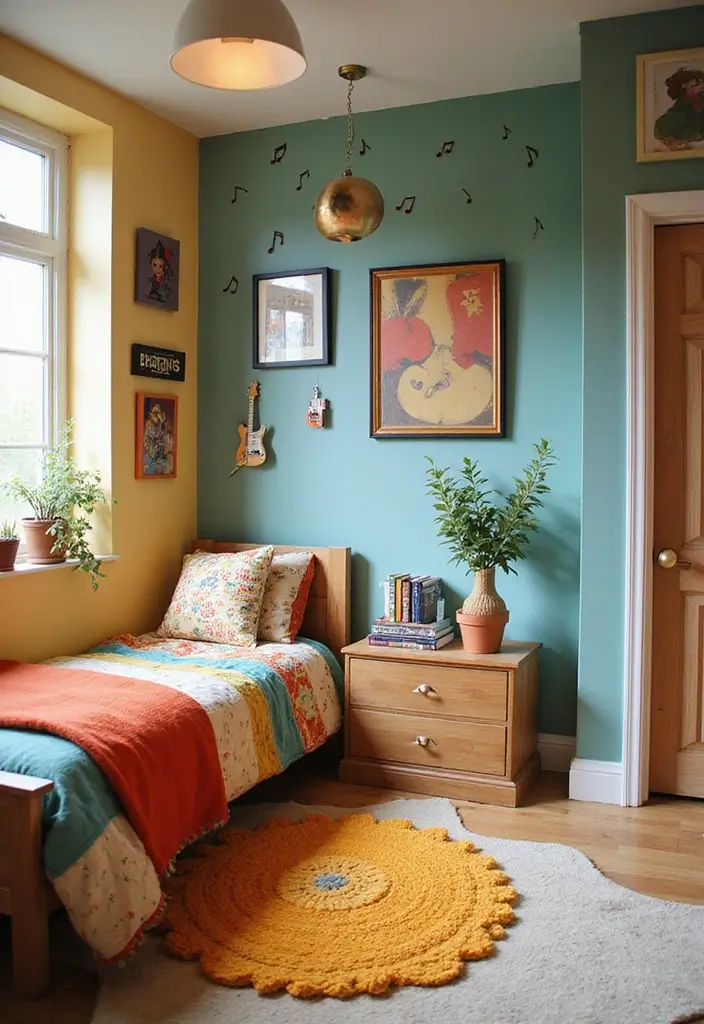 29 Kids Room Design Ideas for Boys That Feel Stylish - 23. Musical Haven