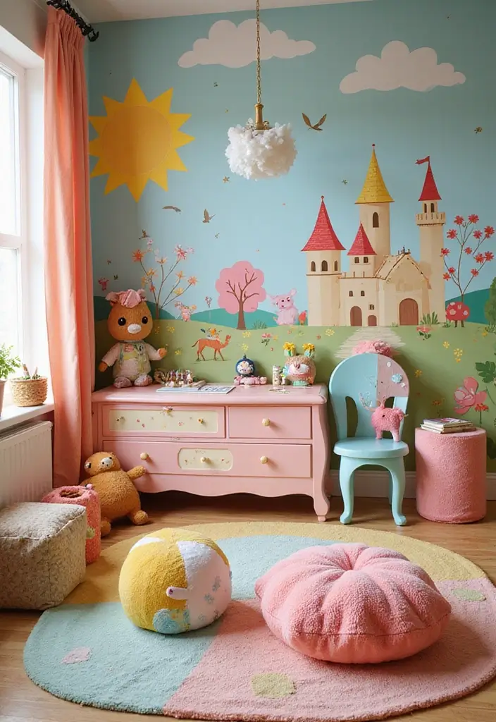 29 Kids Room Design Ideas for Boys That Feel Stylish - 6. Whimsical Wonderland
