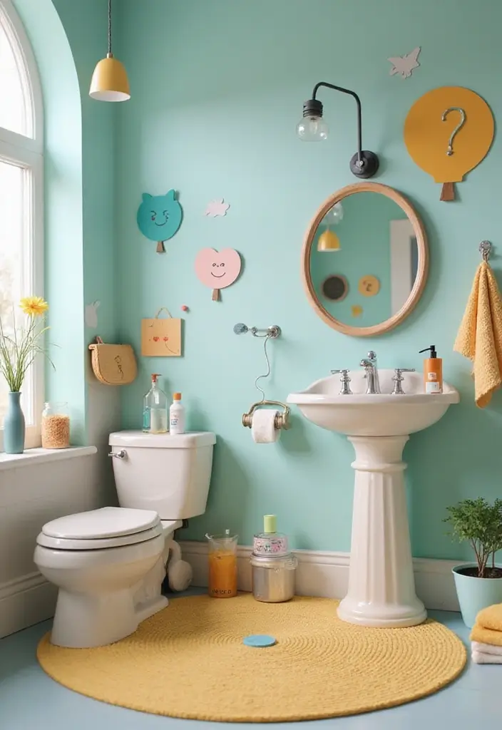 29 Shared Kids Bathroom Ideas for Boys and Girls That Actually Work - 23. Fun Bath Time Songs