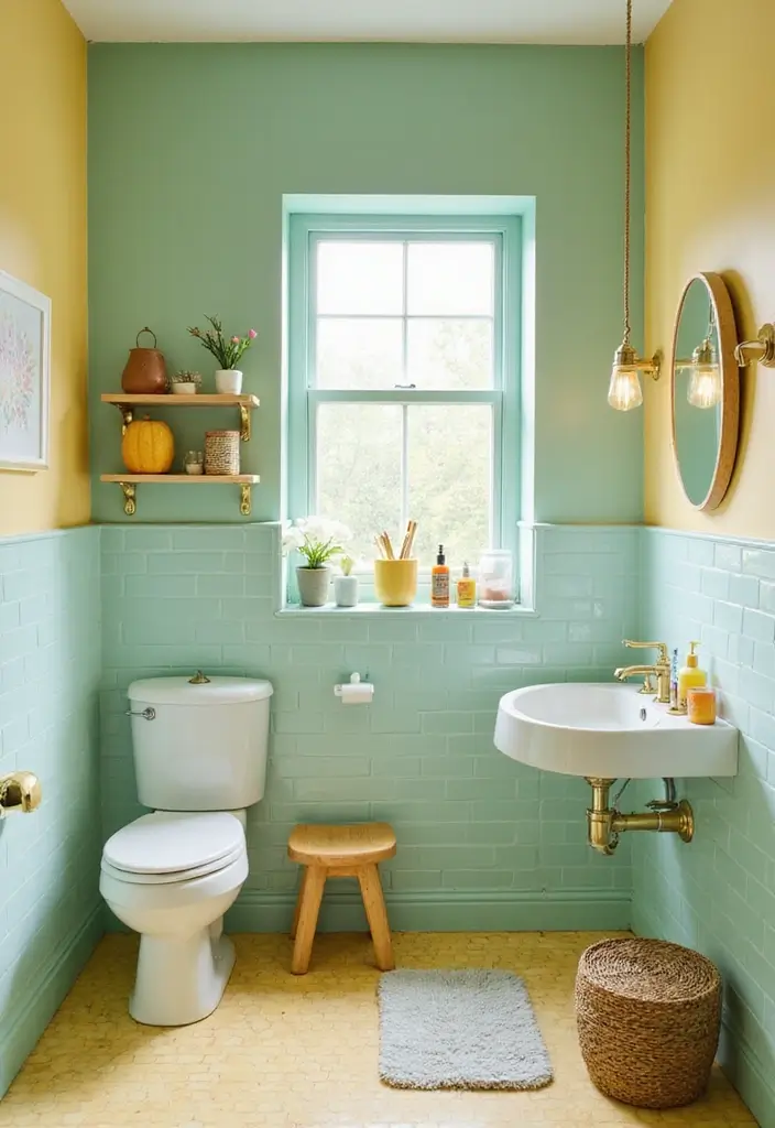29 Shared Kids Bathroom Ideas for Boys and Girls That Actually Work - 5. Gender-Neutral Color Schemes