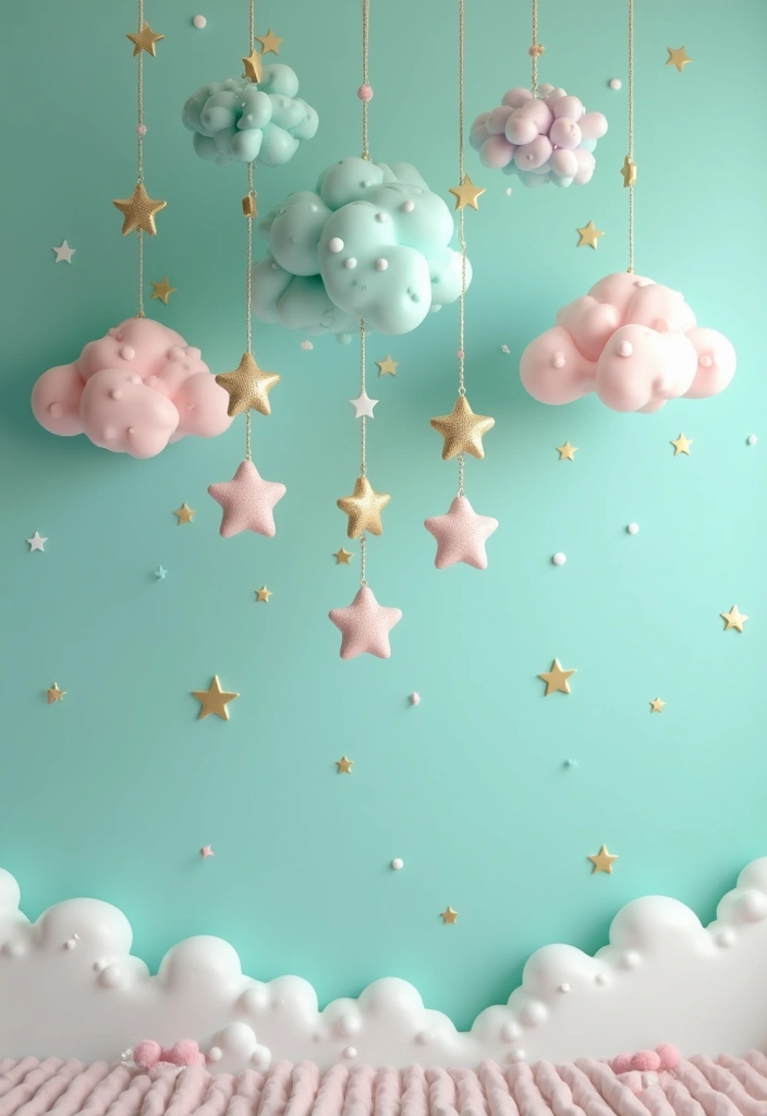 29 Teal Kids Room Inspirations That Are Bright and Bold 17 29 Teal Kids Room Inspirations That Are Bright and Bold 17. Teal Mobile Decorations