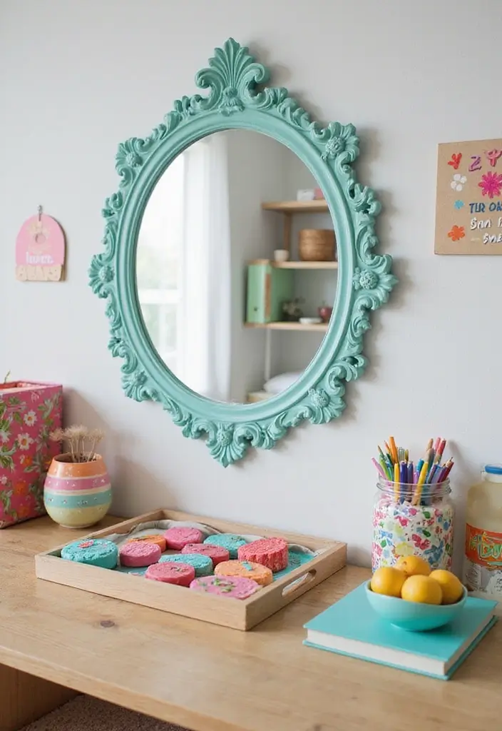 29 Teal Kids Room Inspirations That Are Bright and Bold 27 29 Teal Kids Room Inspirations That Are Bright and Bold 27. Teal Mirrors
