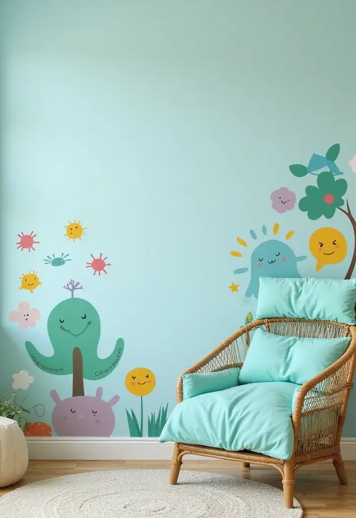 29 Teal Kids Room Inspirations That Are Bright and Bold 7 29 Teal Kids Room Inspirations That Are Bright and Bold 7. Teal Wall Decals