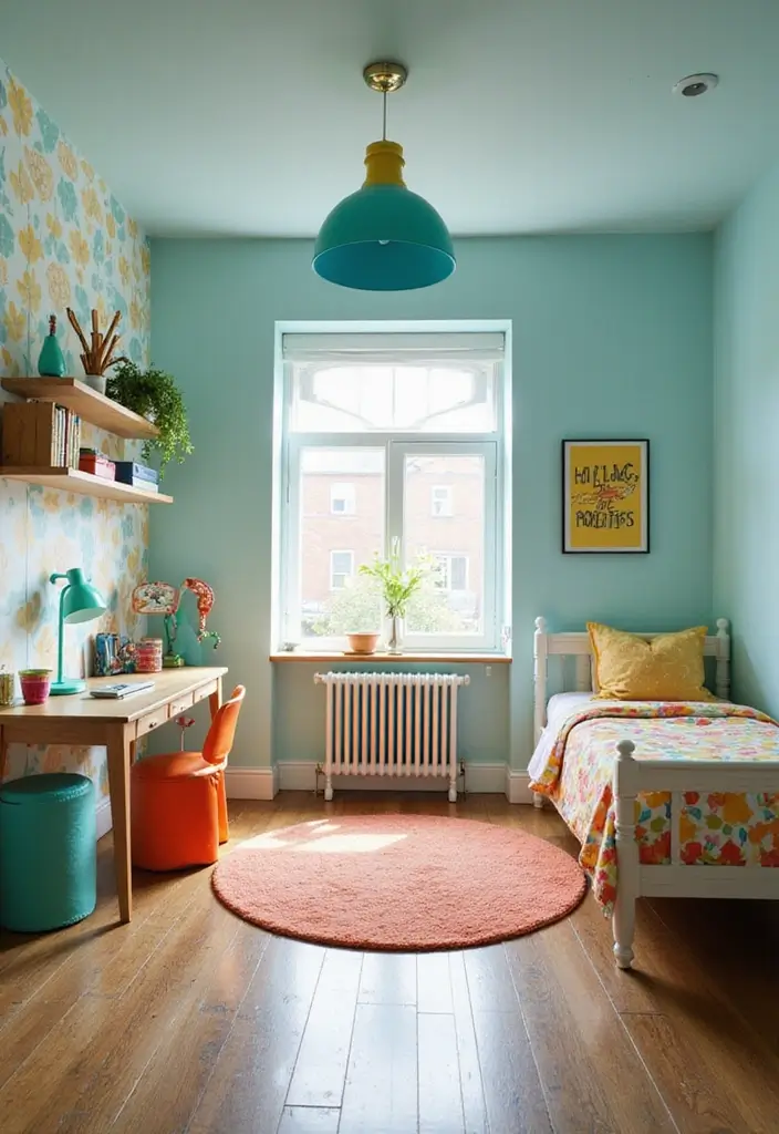 29 Teal Kids Room Inspirations That Are Bright and Bold 9 29 Teal Kids Room Inspirations That Are Bright and Bold 9. Teal Light Fixtures