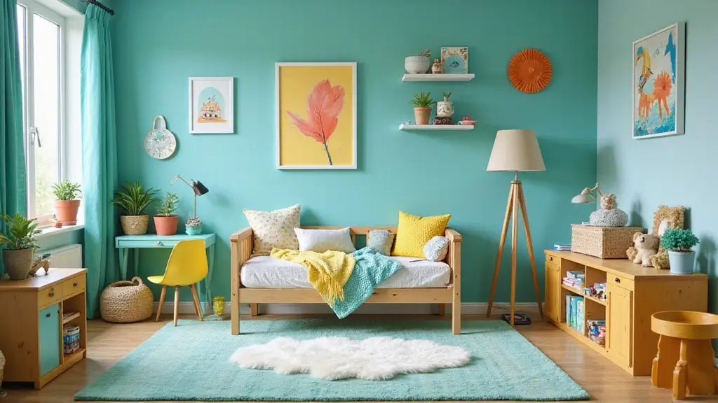 29 Teal Kids Room Inspirations That Are Bright and Bold