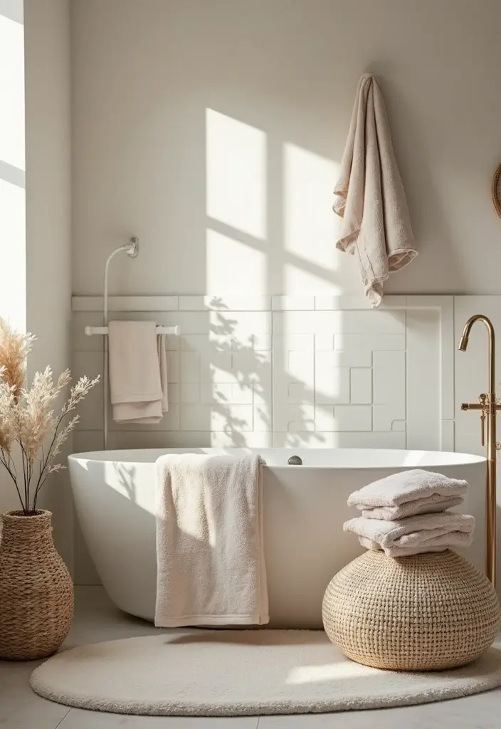 29 Unisex Kids Bathroom Ideas That Look Smart and Stylish - 18. Textured Elements