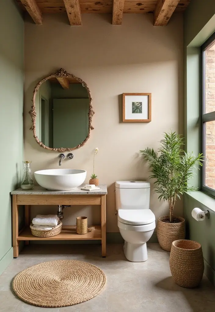 29 Unisex Kids Bathroom Ideas That Look Smart and Stylish - 28. Outdoor-Inspired Elements