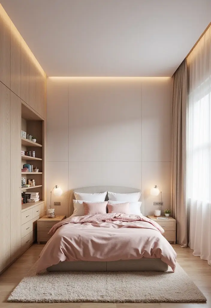 30 Girl Bedroom Designs for Kids That Balance Cute and Practical - 5. Modern Minimalist