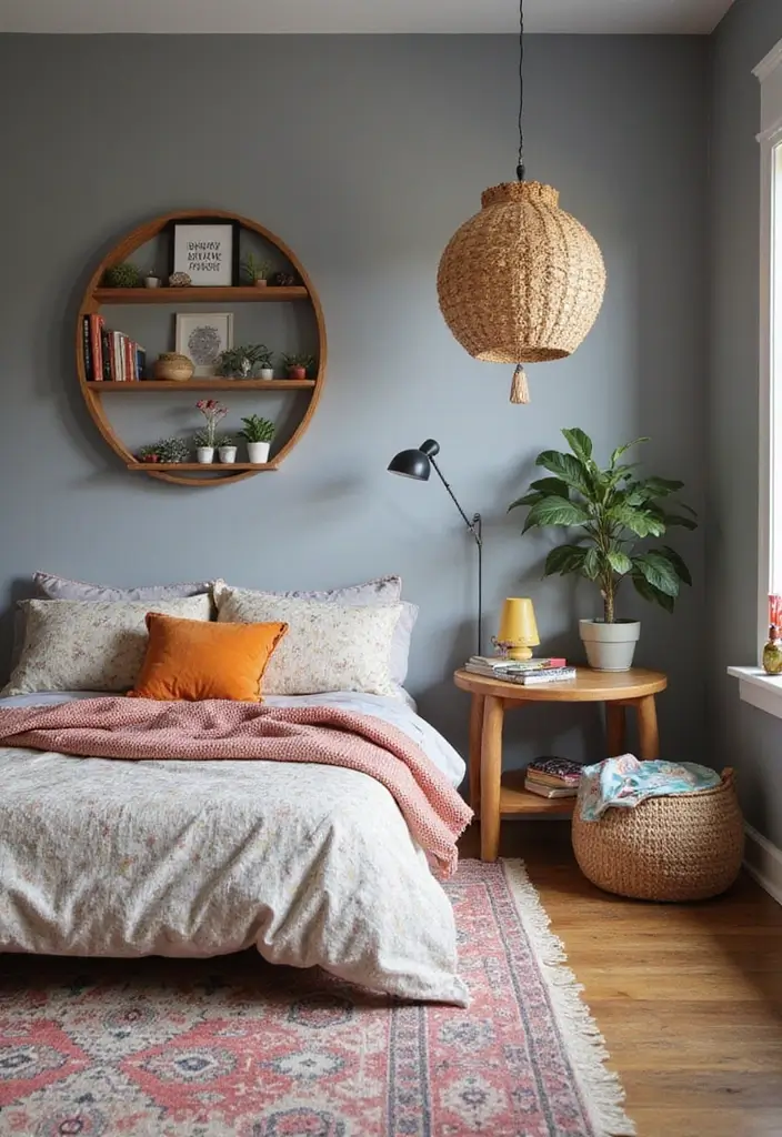 30 Grey Kids Room Designs That Look Modern and Calm - 13. Bohemian Grey Vibes