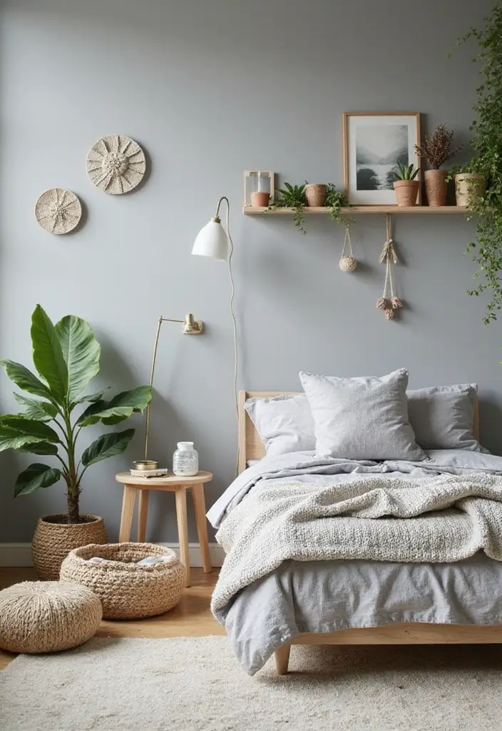 30 Grey Kids Room Designs That Look Modern and Calm - 27. Grey and Outdoor-Inspired Decor