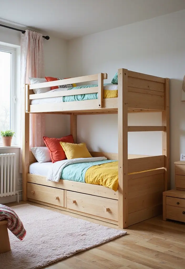 30 Ikea Hack Kids Room Designs That Save Money and Space - 15. Stylish Bunk Beds
