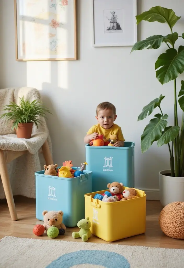 30 Ikea Hack Kids Room Designs That Save Money and Space - 23. Eco-Friendly Toy Bins