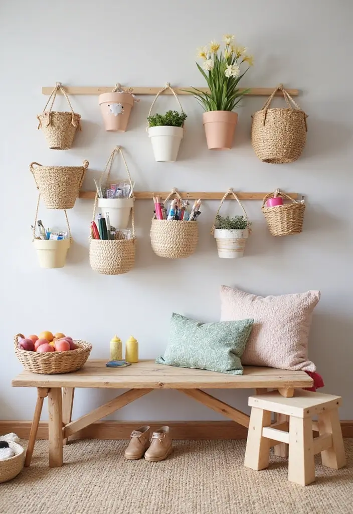 30 Ikea Hack Kids Room Designs That Save Money and Space - 6. Creative Wall Storage