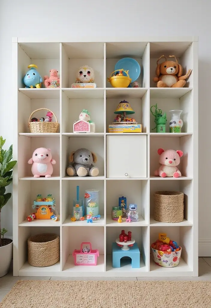 30 Kallax Kids Room Hacks That Parents Swear By - 12. Display Cubes for Treasures