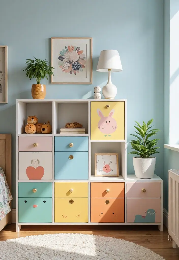 30 Kallax Kids Room Hacks That Parents Swear By - 30. Decorate with Playful Themes