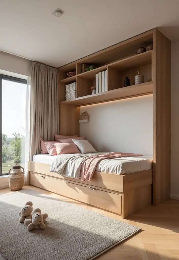 30 Kids Bed Frame Ideas That Look Stylish and Sturdy 10. Elevated Platform Bed