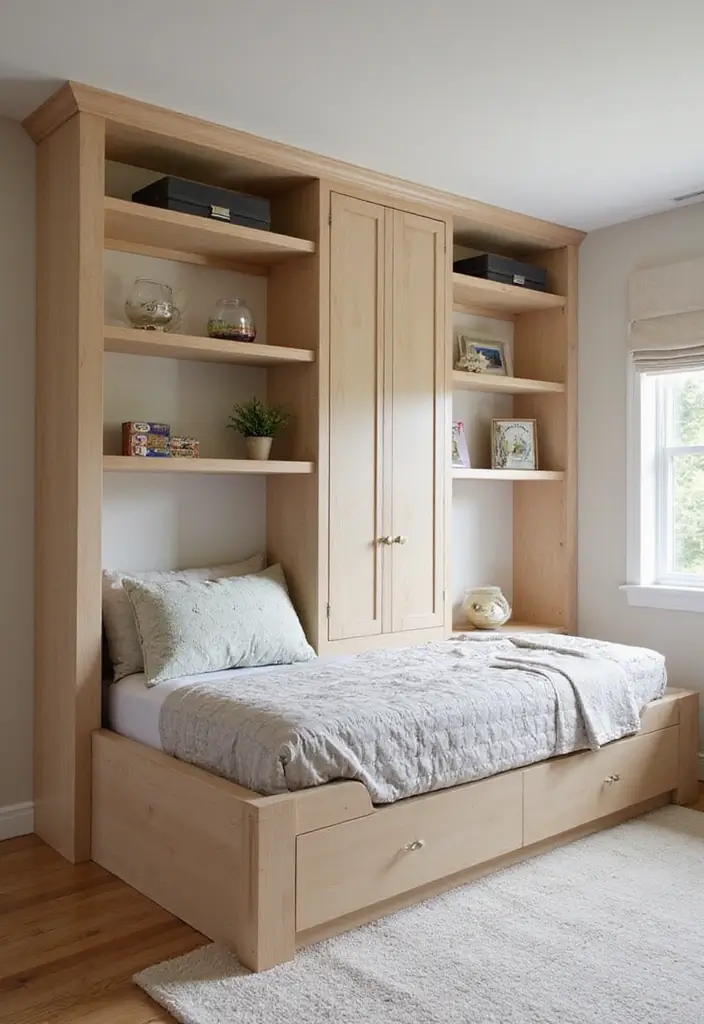 30 Kids Bed Frame Ideas That Look Stylish and Sturdy 11. Customized Built In Bed