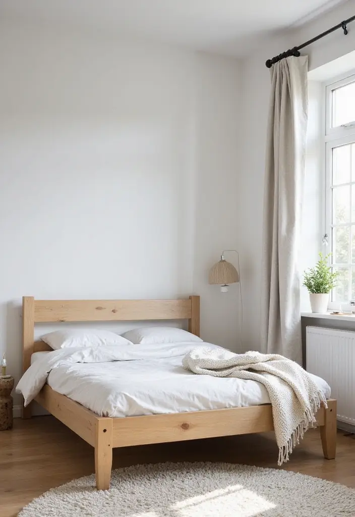 30 Kids Bed Frame Ideas That Look Stylish and Sturdy 17. Scandinavian Inspired Bed Frame