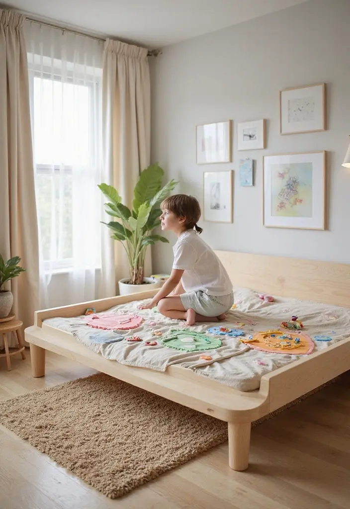 30 Kids Bed Frame Ideas That Look Stylish and Sturdy 24. Interactive Bed Frame