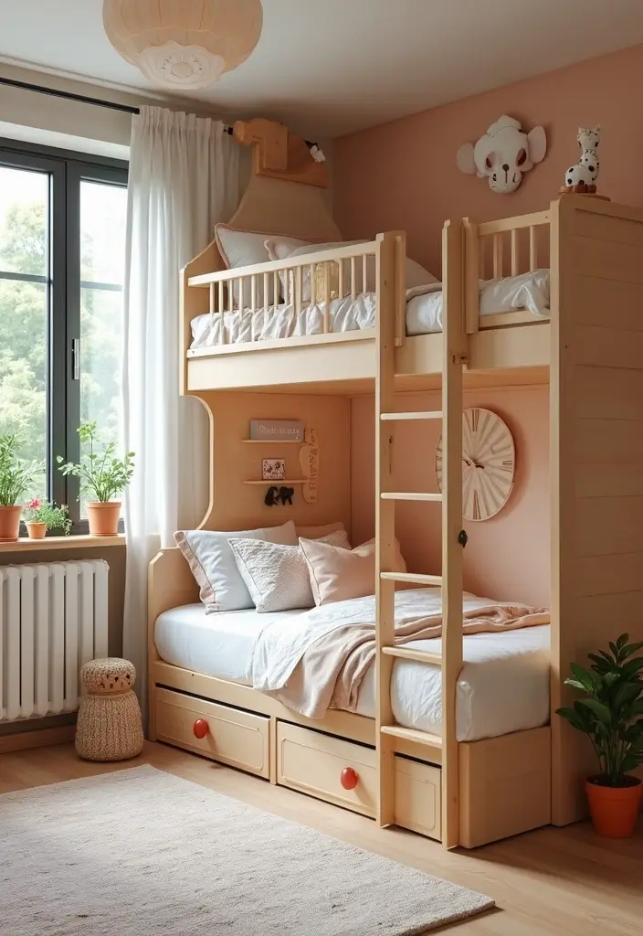 30 Kids Bed Frame Ideas That Look Stylish and Sturdy 29. Playroom Bed Combo