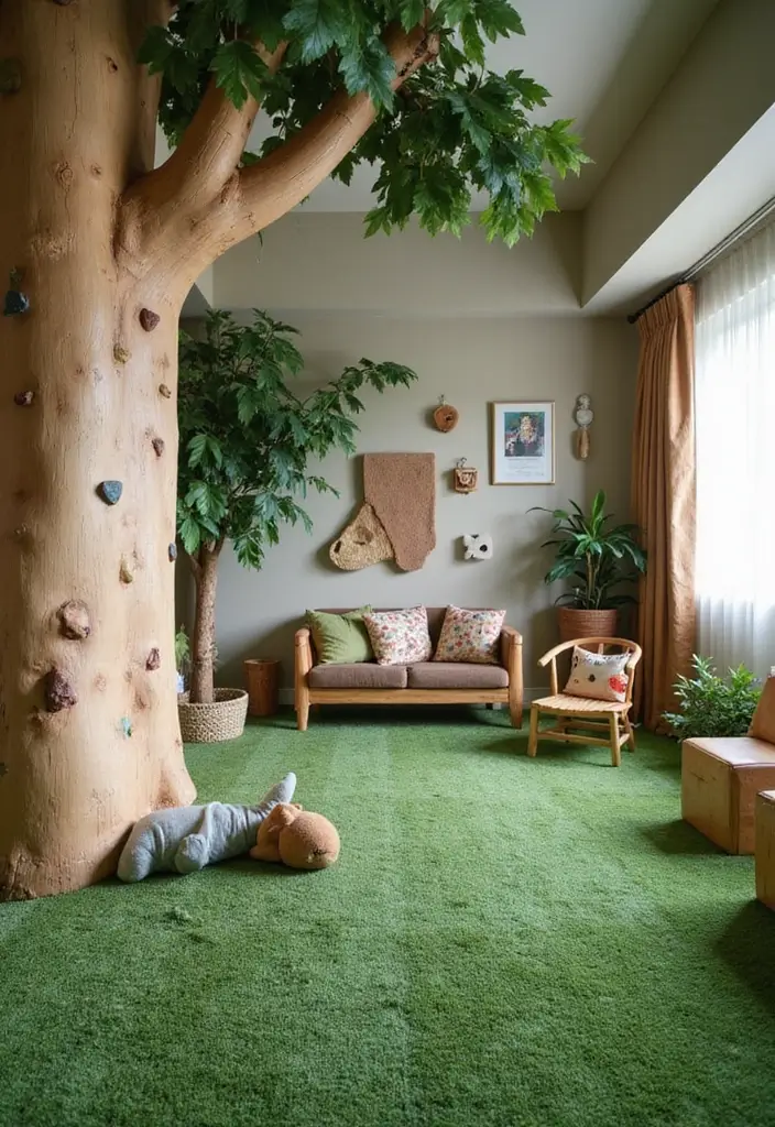 30 Kids Playroom Ideas That Keep Them Busy and Inspired 10. Outdoor Inspired Indoor Play
