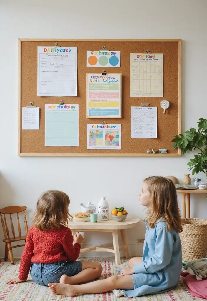 30 Kids Playroom Ideas That Keep Them Busy and Inspired 19. Daily Activity Boards