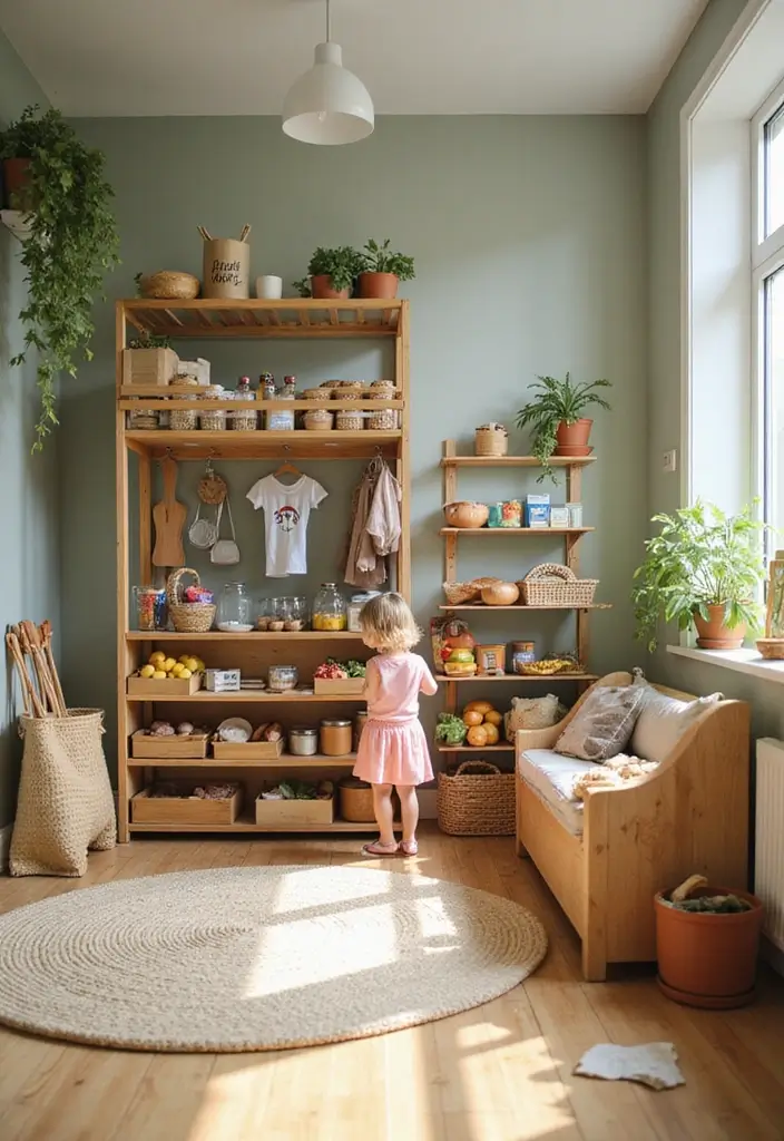 30 Kids Playroom Ideas That Keep Them Busy and Inspired 28. Imaginative Role Playing Areas
