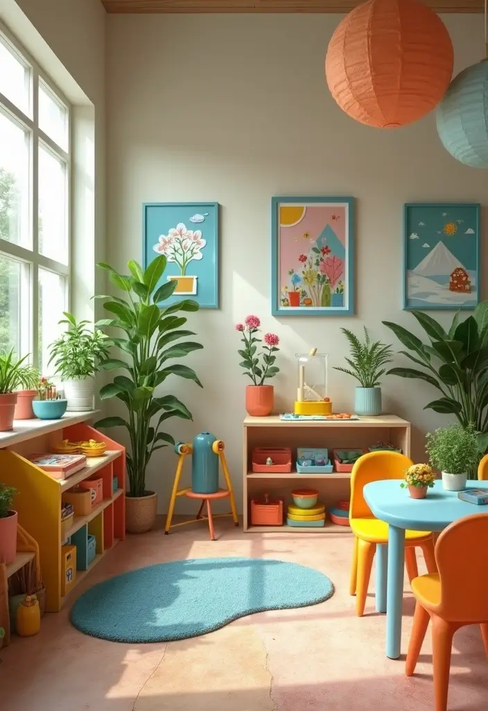 30 Kids Playroom Ideas That Keep Them Busy and Inspired 5. Interactive Learning Stations