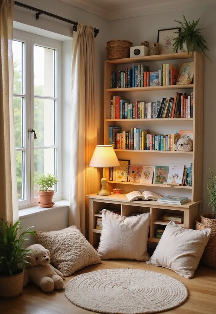 30 Kids Playroom Ideas That Keep Them Busy and Inspired 7. Cozy Reading Corners