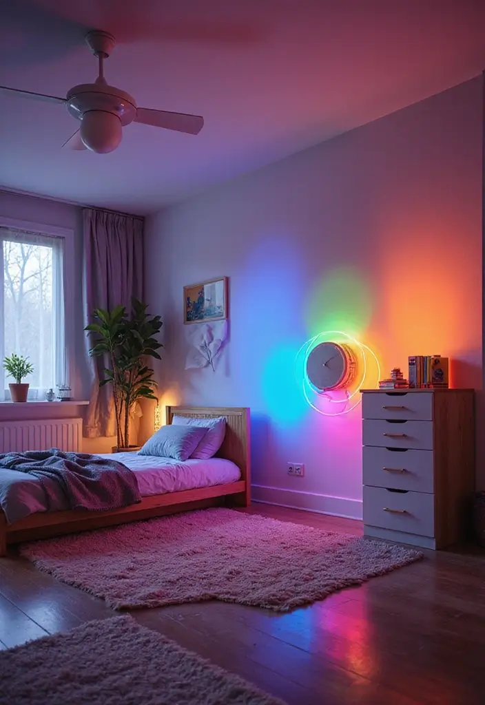 30 Kids Room Lighting Ideas That Create the Perfect Mood - 14. Smart Lighting Options