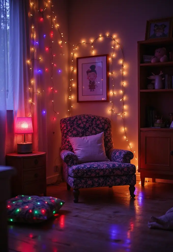 30 Kids Room Lighting Ideas That Create the Perfect Mood - 2. Eco-Friendly LED String Lights