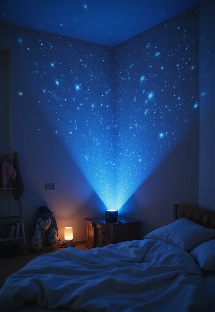 30 Kids Room Lighting Ideas That Create the Perfect Mood - 27. Projector Night Lights