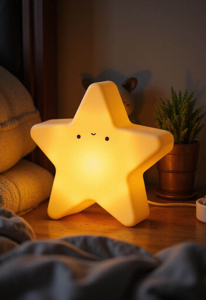 30 Kids Room Lighting Ideas That Create the Perfect Mood - 3. Whimsical Bedside Lamps