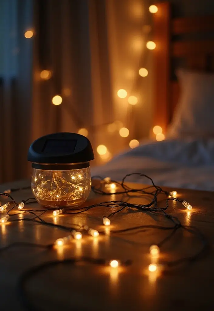 30 Kids Room Lighting Ideas That Create the Perfect Mood - 4. Solar-Powered Fairy Lights